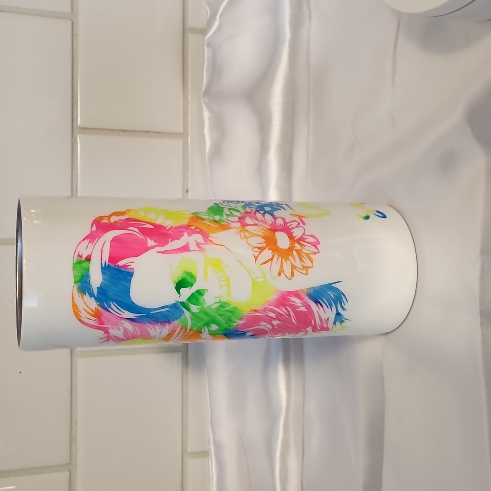 20 oz tumbler "not today satan"
